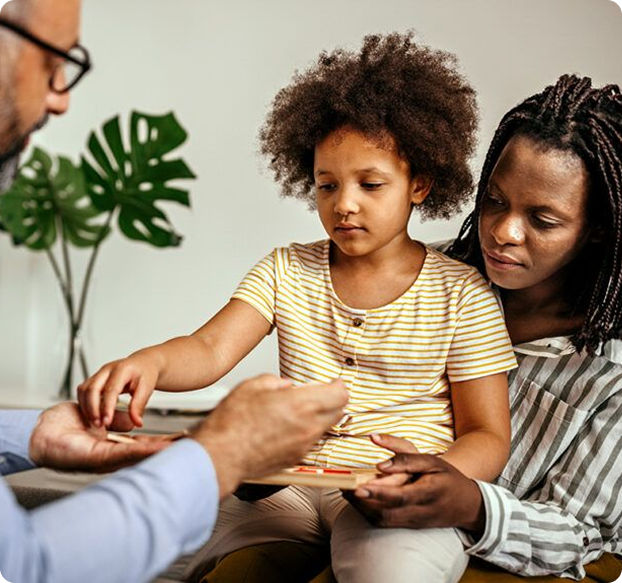 Family therapy session